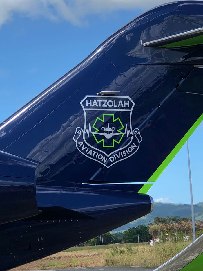 Hatzolah air missions 200 volunteers 68 destinations global impact